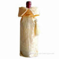 Silk Wine Bottle Gift Bag, Delicate, Convenient and Fashionable, Customized Logos Welcomed
